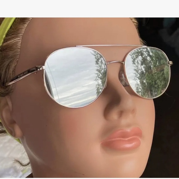 Michael Kors Mirrored Lon Sunglasses with Rosegold Frames - MK 1022 11166G - Picture 1 of 7